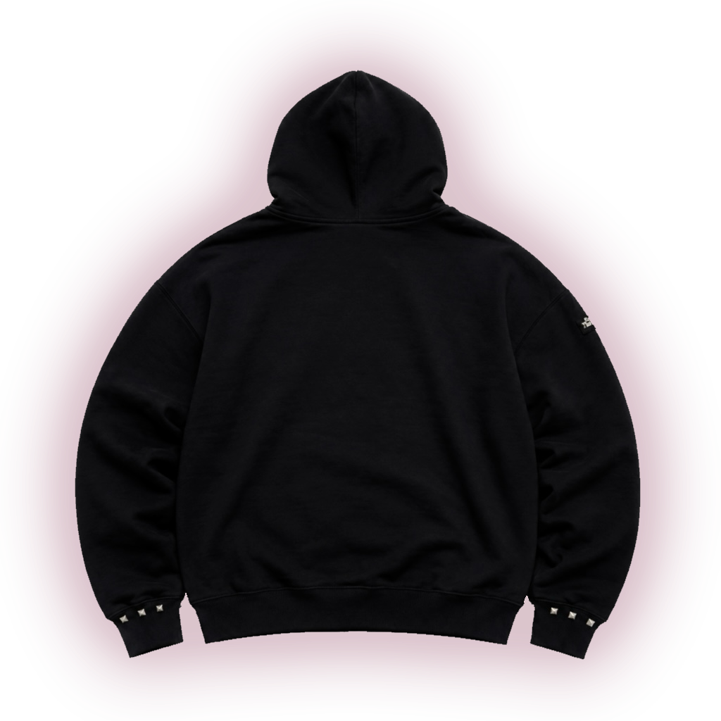 Black Leopard Hoodie