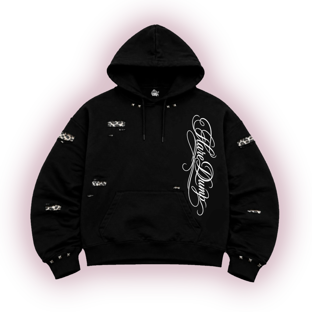 Black Leopard Hoodie