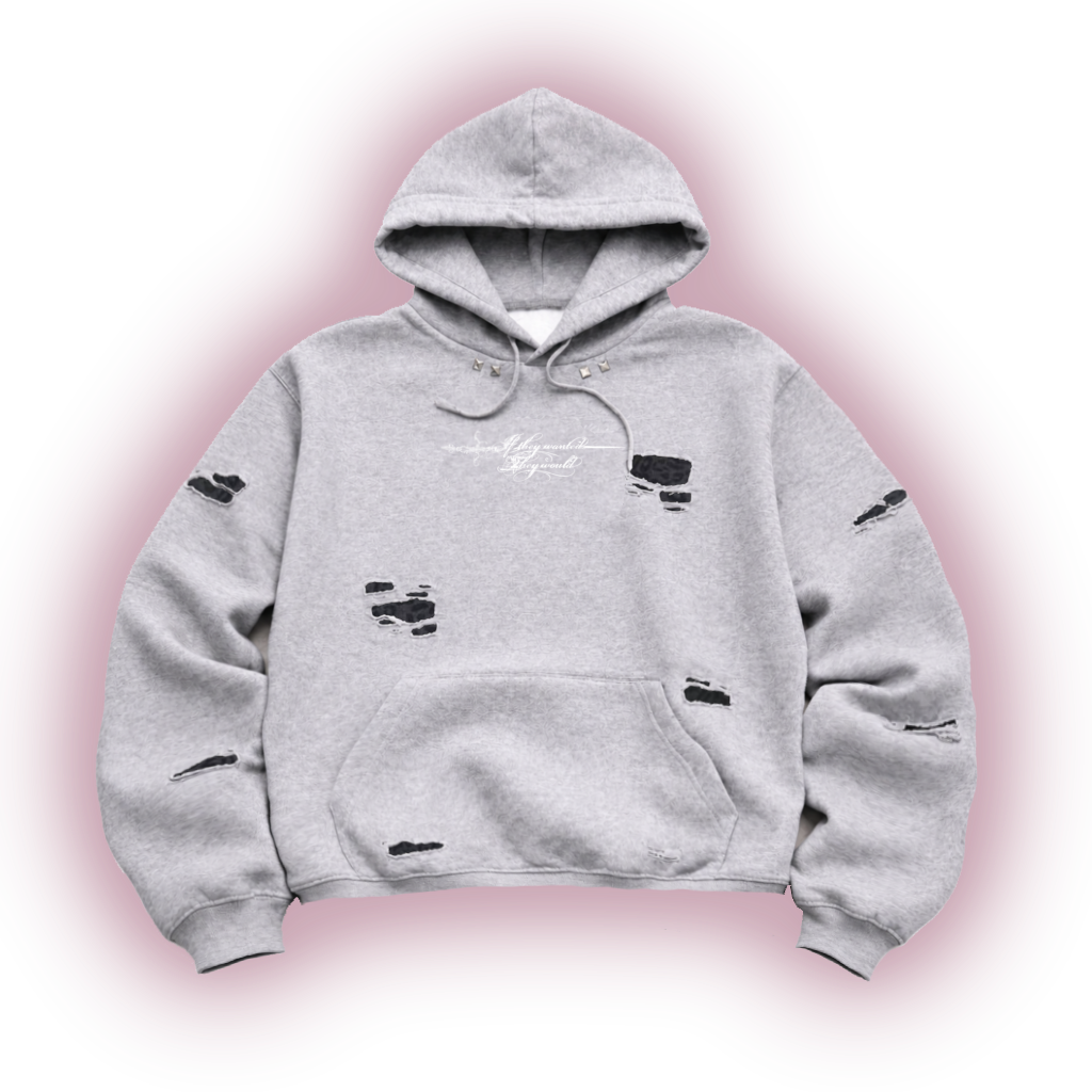 Grey Leopard Hoodie